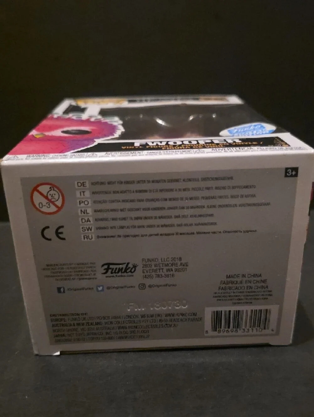 Funko Fwooper Vinyl Figure - Pink, White, Yellow - Picture 2 of 7